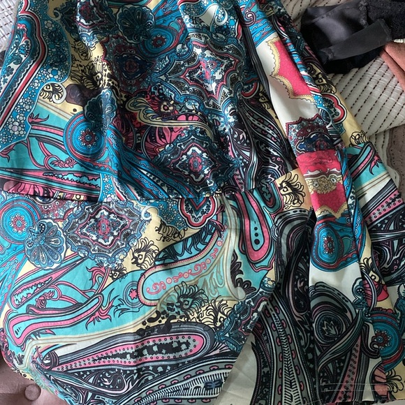 Paisley sundress casual no brand no size fits size 6-8 Medium - Picture 4 of 4